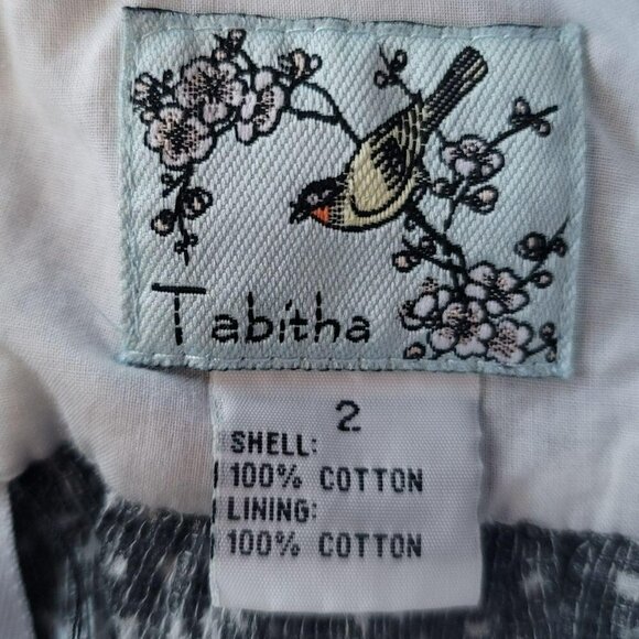 Tabitha Black Gray Boho Strapless Dress Womens 2 - Picture 5 of 6